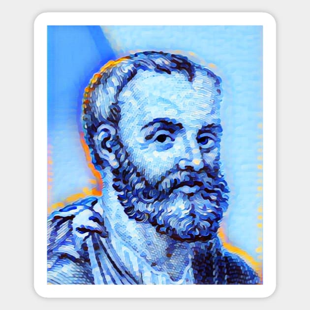 Galen Portrait | Galen Artwork | Galen Painting 14 Sticker by JustLit